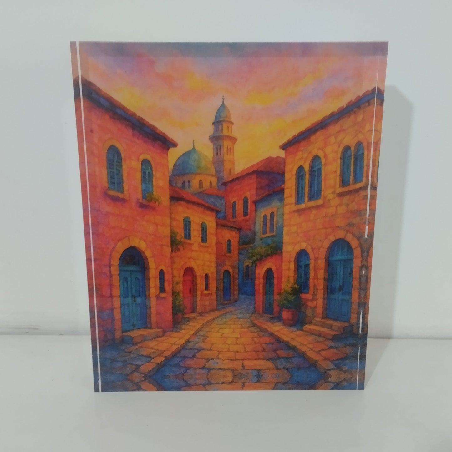034 בלוק אקרילי פרימיום – 20×25ס״מ | עובי 3 ס״מ