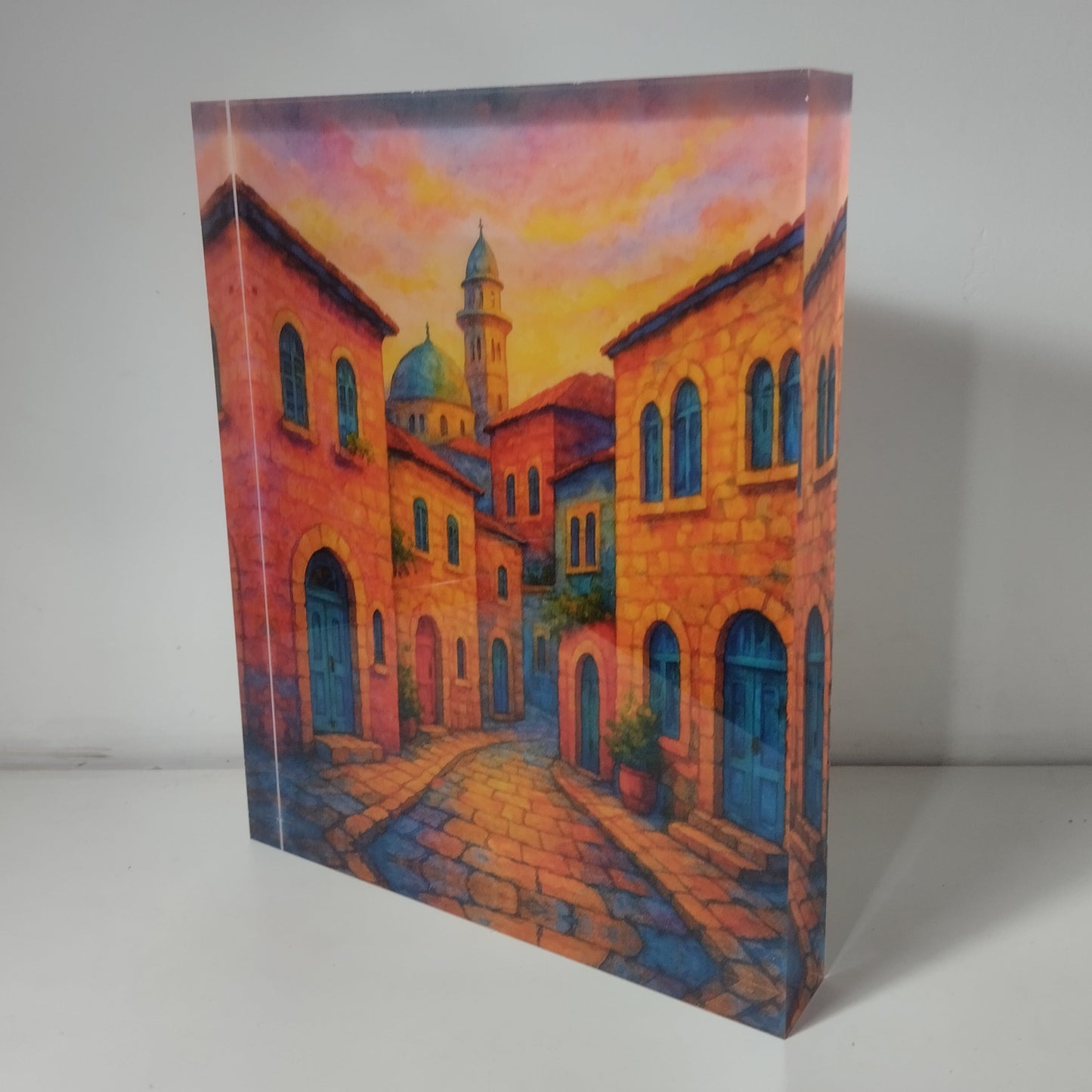 034 בלוק אקרילי פרימיום – 20×25ס״מ | עובי 3 ס״מ