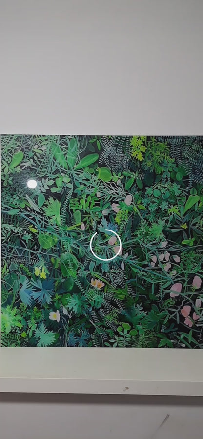 תמונת זכוכית - אביטל אושרוביץ - אפונת בר - מציאות רבודה 30*30 50*50 60*60 75*75