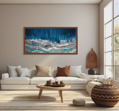 Ruby Marr – Saltwater | תמונת זכוכית פנורמית 60*30 90*45 120*60