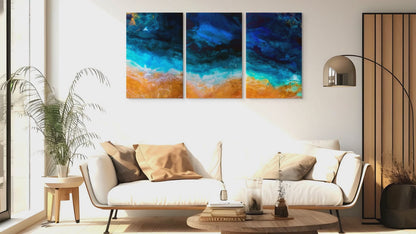 Ruby Marr – Reflections | תמונת זכוכית Triptych A0 A1 A2