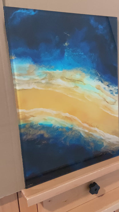 Ruby Marr - Sandbar 2 קרש חיתוך זכוכית מעוצב 30*40