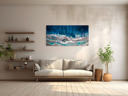Ruby Marr – Saltwater | תמונת זכוכית פנורמית 60*30 90*45 120*60