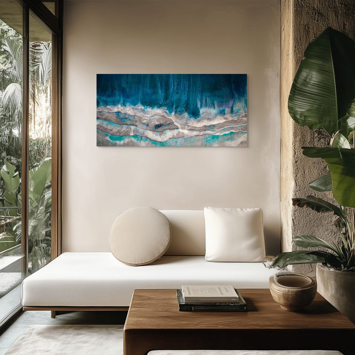 Ruby Marr – Saltwater | תמונת זכוכית פנורמית 60*30 90*45 120*60