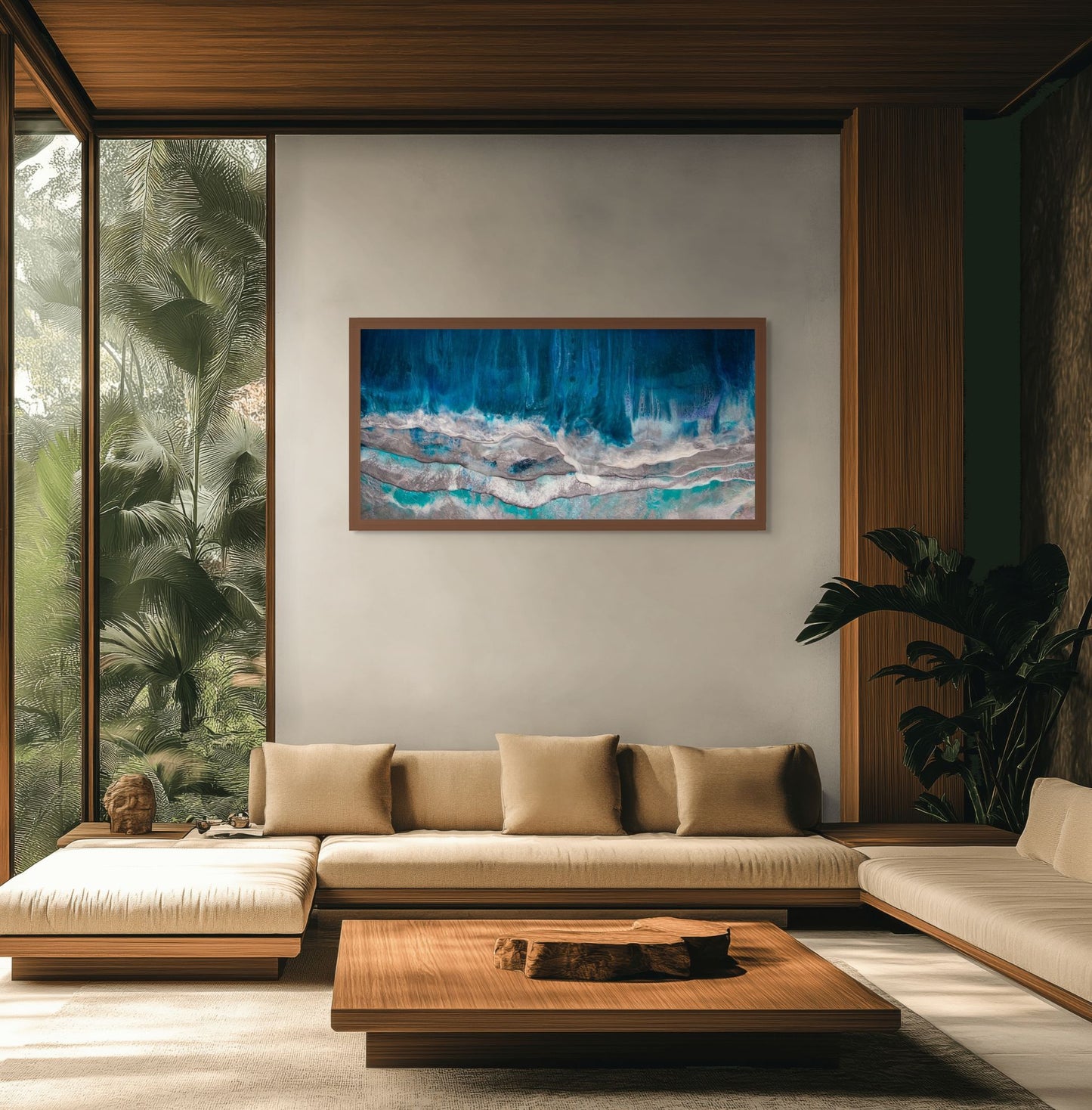 Ruby Marr – Saltwater | תמונת זכוכית פנורמית 60*30 90*45 120*60