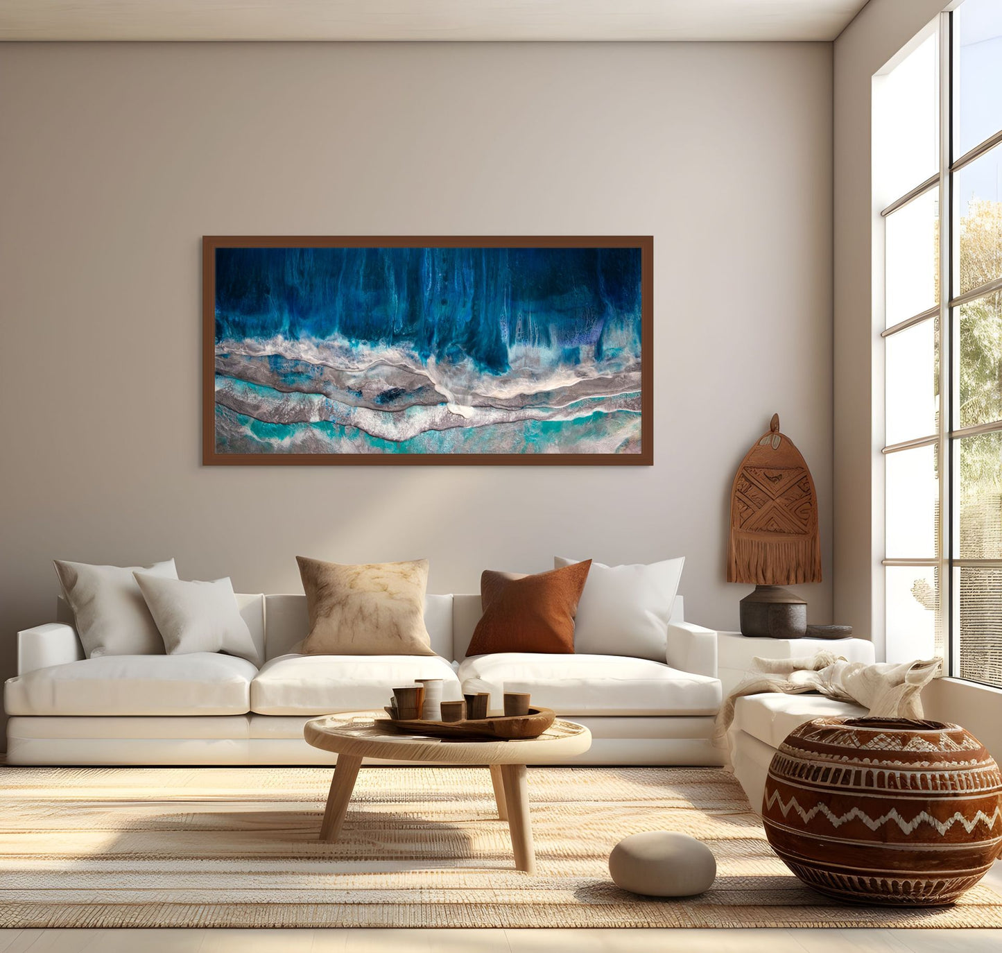 Ruby Marr – Saltwater | תמונת זכוכית פנורמית 60*30 90*45 120*60